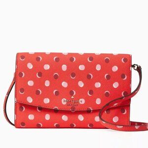 Kate Spade Handbag Laurel Way Winni Red Crossbody Clutch Bag